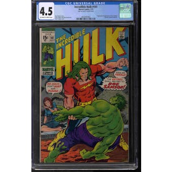Incredible Hulk #141 CGC 4.5 (OW-W) *4035447003*