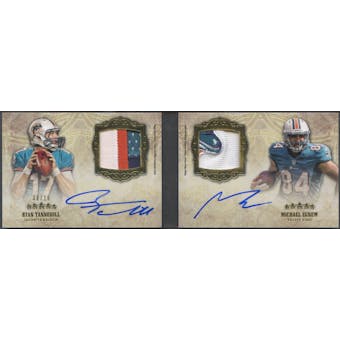 2012 Topps Five Star #FSFDAPTE Ryan Tannehill & Michael Egnew Rookie Dual Patch Auto #06/15