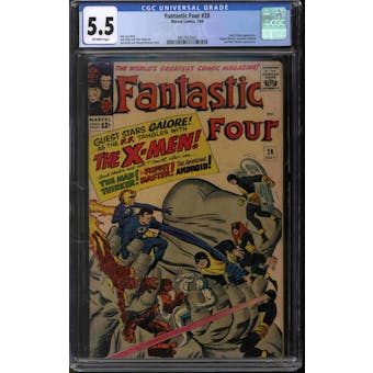 Fantastic Four #28 CGC 5.5 (OW) *4037933002*