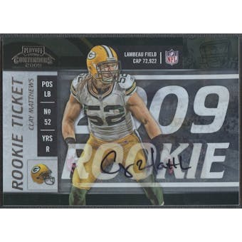 2009 Playoff Contenders #156 Clay Matthews Rookie Auto