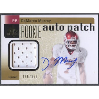 2011 SP Authentic #216 DeMarco Murray Rookie Patch Auto #456/699