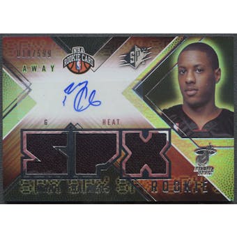 2008/09 SPx #173 Mario Chalmers Rookie Jersey Auto #018/599