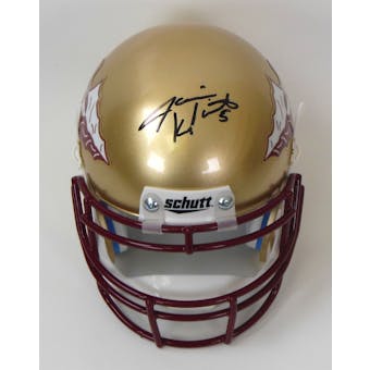 Jameis Winston Autographed Florida State Seminoles Shutt Mini Helmet (JSA)