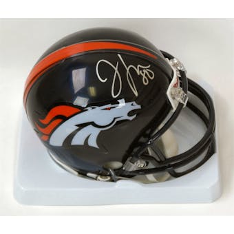 Julius Thomas Autographed Denver Broncos Mini Helmet (JSA)