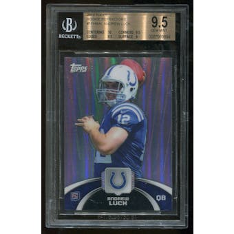 2012 Topps Rookie Refractors Andrew Luck RC BGS 9.5 Gem Mint