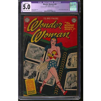 Wonder Woman #45 CGC 5.0 (OW-W) *4039488006* Restored B-1