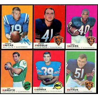 1969 Topps Football Complete Set (EX+)