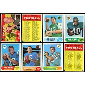 1968 Topps Football Complete Set (VG-EX)