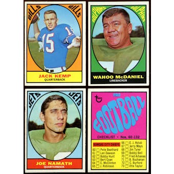 1967 Topps Football Complete Set (VG-EX)