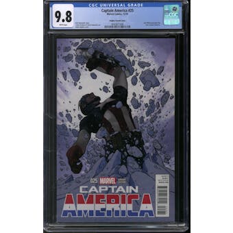 Captain America #25 Hughes Variant Cover CGC 9.8 (W) *4043871006*