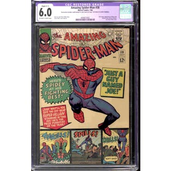 Amazing Spider-Man #38 CGC 6.0 (OW-W) Restored Slight (C-1) *4044672002*