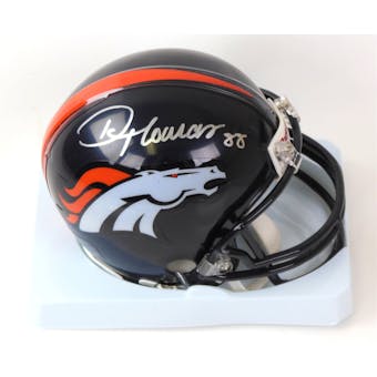 Demaryius Thomas Autographed Denver Broncos Mini Helmet (JSA)