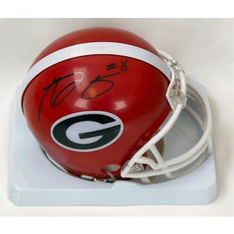 AJ Green Autographed University of Georgia Bulldogs Mini Helmet (Schwartz COA)