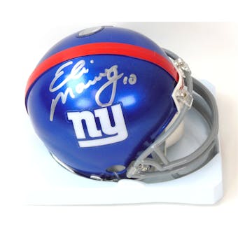 Eli Manning Autographed New York Giants Super Bowl XLVI Champions Mini Helmet (Steiner)