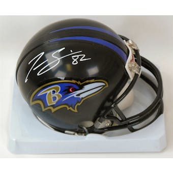 Torrey Smith Autographed Baltimore Ravens Mini Helmet (JSA)