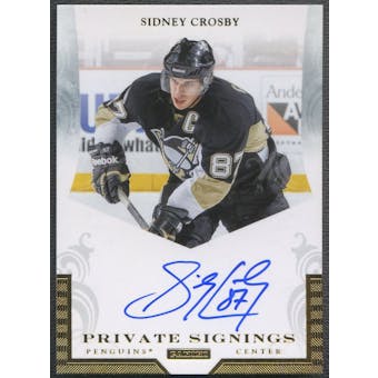 2011/12 Panini #SC2 Sidney Crosby Private Signings Auto