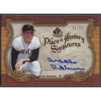 2006 SP Legendary Cuts #BR2 Brooks Robinson Place in History Auto #31/35
