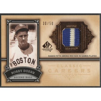 2005 SP Legendary Cuts #BD Bobby Doerr Classic Careers Patch #30/50