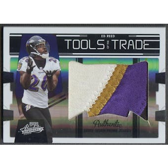 2009 Absolute Memorabilia #65 Ed Reed Tools of the Trade Black Spectrum Patch #34/50