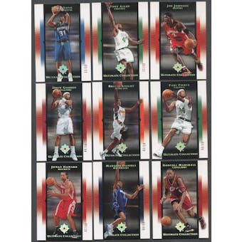 2005/06 Ultimate Collection Red Base Lot Of 18 All Numbered To 50