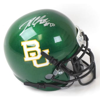 Robert Griffin III Autographed Baylor University Bears Schutt Mini Helmet (RG3 Hologram)