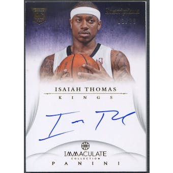 2012/13 Immaculate Collection #IT Isaiah Thomas Inscriptions Rookie Auto #03/99