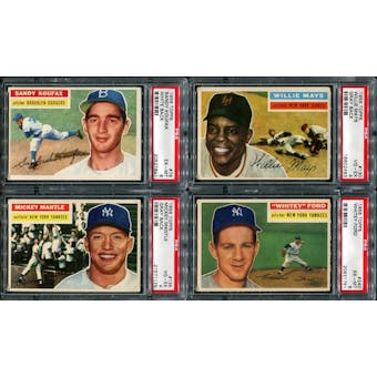 1956 Topps Baseball Complete Set (VG-EX)