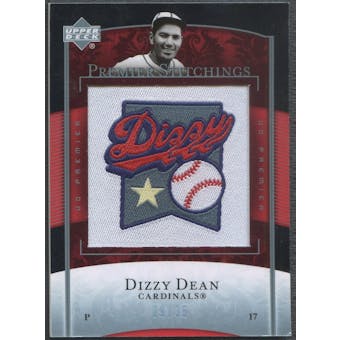 2007 Upper Deck Premier #46 Dizzy Dean Premier Stitchings Patch #09/35