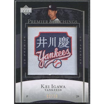 2007 Upper Deck Premier #KI Kei Igawa Premier Stitchings Patch #02/50