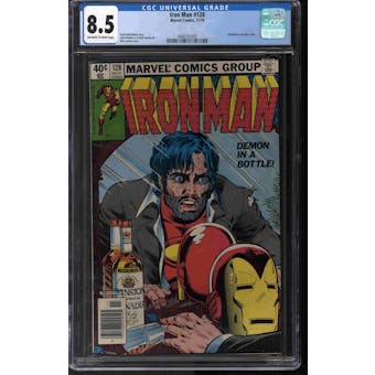 Iron Man #128 CGC 8.5 (OW-W) *4066161005*