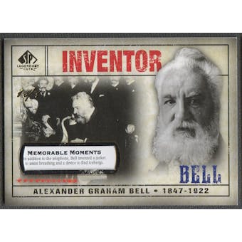 2008 SP Legendary Cuts #110 Alexander Graham Bell Memorable Moments #1/1