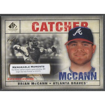 2008 SP Legendary Cuts #90 Brian McCann Memorable Moments #1/1
