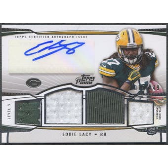 2013 Topps Prime #PVEL Eddie Lacy Level 5 Silver Jersey Auto #015/449