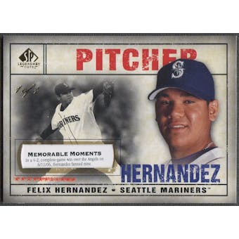 2008 SP Legendary Cuts #72 Felix Hernandez Memorable Moments #1/1