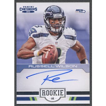 2012 Panini Contenders #23 Russell Wilson Rookie Ink Auto SP /75