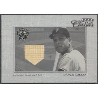 2001 Greats of the Game #4 Orlando Cepeda Feel the Game Classics Bat