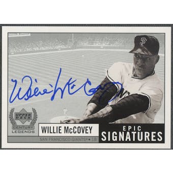 1999 Upper Deck Century Legends #WMC Willie McCovey Epic Signatures Auto