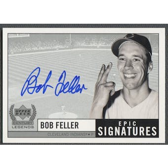 1999 Upper Deck Century Legends #BF Bob Feller Epic Signatures Auto