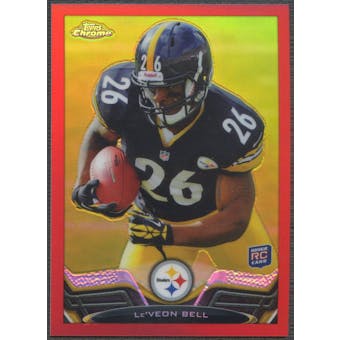 2013 Topps Chrome #198 Le'Veon Bell Rookie Red Refractor #11/25