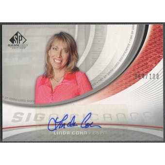 2005/06 SP Game Used #LC Linda Cohn SIGnificance Auto #064/100