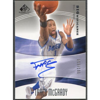 2004/05 SP Game Used #TM Tracy McGrady SIGnificance Auto #053/100
