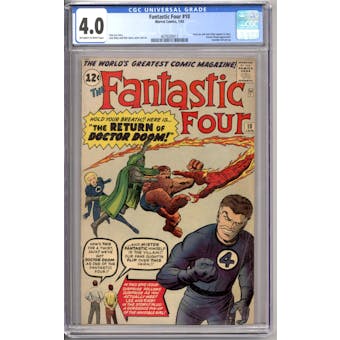 Fantastic Four #10 CGC 4.0 (OW-W) *4079220017*