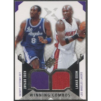 2004/05 SPx #BO Kobe Bryant & Lamar Odom Winning Materials Combos Jersey