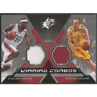 2005/06 SPx #JI LeBron James & Zydrunas Ilgauskas Winning Materials Combos Jersey
