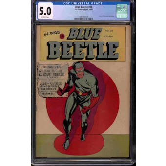 Blue Beetle #26 CGC 5.0 (OW) *4081392016*