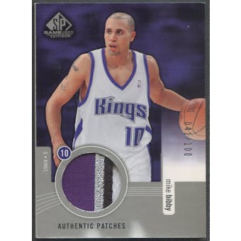 2004/05 SP Game Used #MB Mike Bibby Authentic Patch #041/100