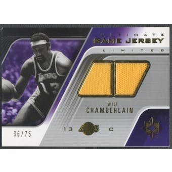 2004/05 Ultimate Collection #WC Wilt Chamberlain Game Jerseys Limited Jersey #36/75