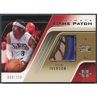 2004/05 Ultimate Collection #AI Allen Iverson Game Patch #089/100