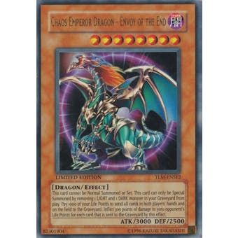 Yu-Gi-Oh TLM Single Chaos Emperor Dragon - Envoy of the End Ultra Rare - MODERATE PLAY