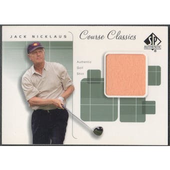 2002 SP Authentic #CCJN Jack Nicklaus Course Classics Game-Used Shirt
